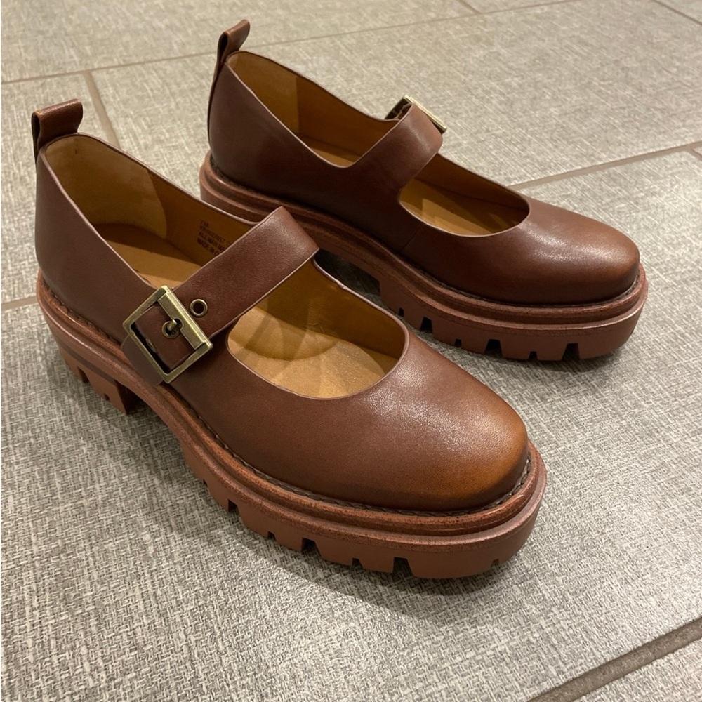Brown Mary Jane Women's Shoes